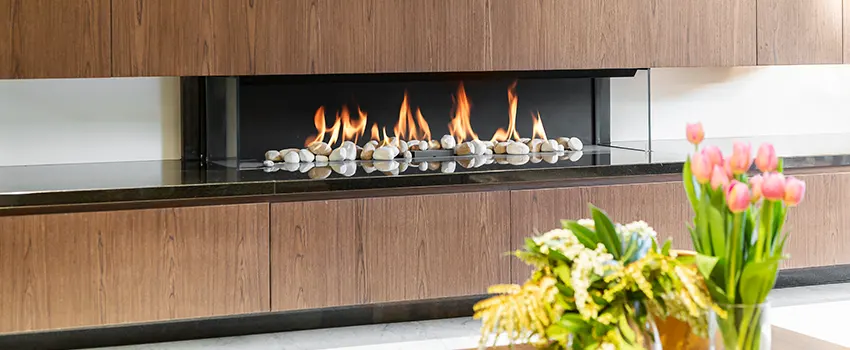 Double-height Fireplace Design Refurbishment in Mint Hill, North Carolina