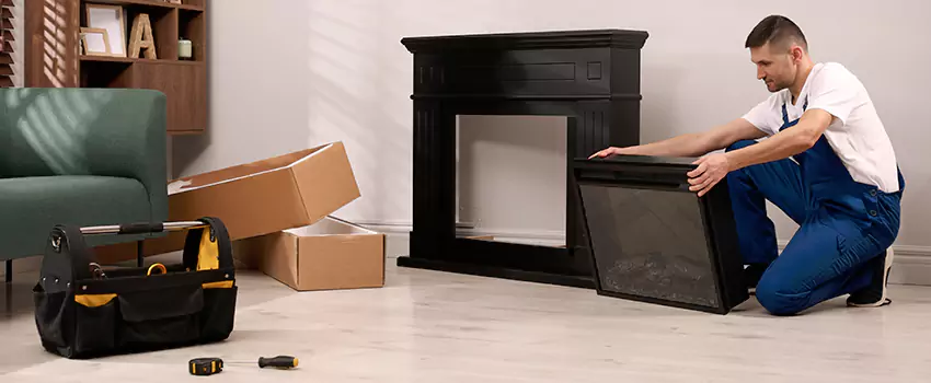 Old Rusted Metal Fireplace Repair And Replacement in Mint Hill, NC